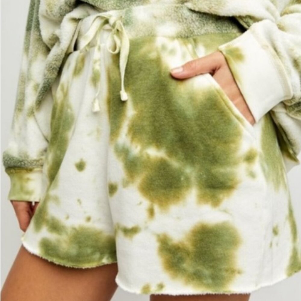 Free People Kelly Tie Dye Army shorts-Size XS
